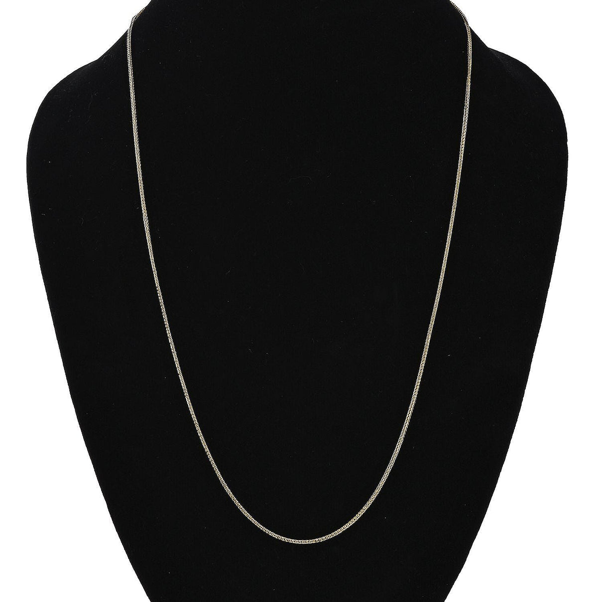 9K Yellow Gold Spiga Chain Necklace (30 inch) 7993545 7