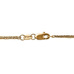 Mega Close Out Deal- 9K Yellow Gold  Necklace (Size - 30) Gold Wt. 2 Gms