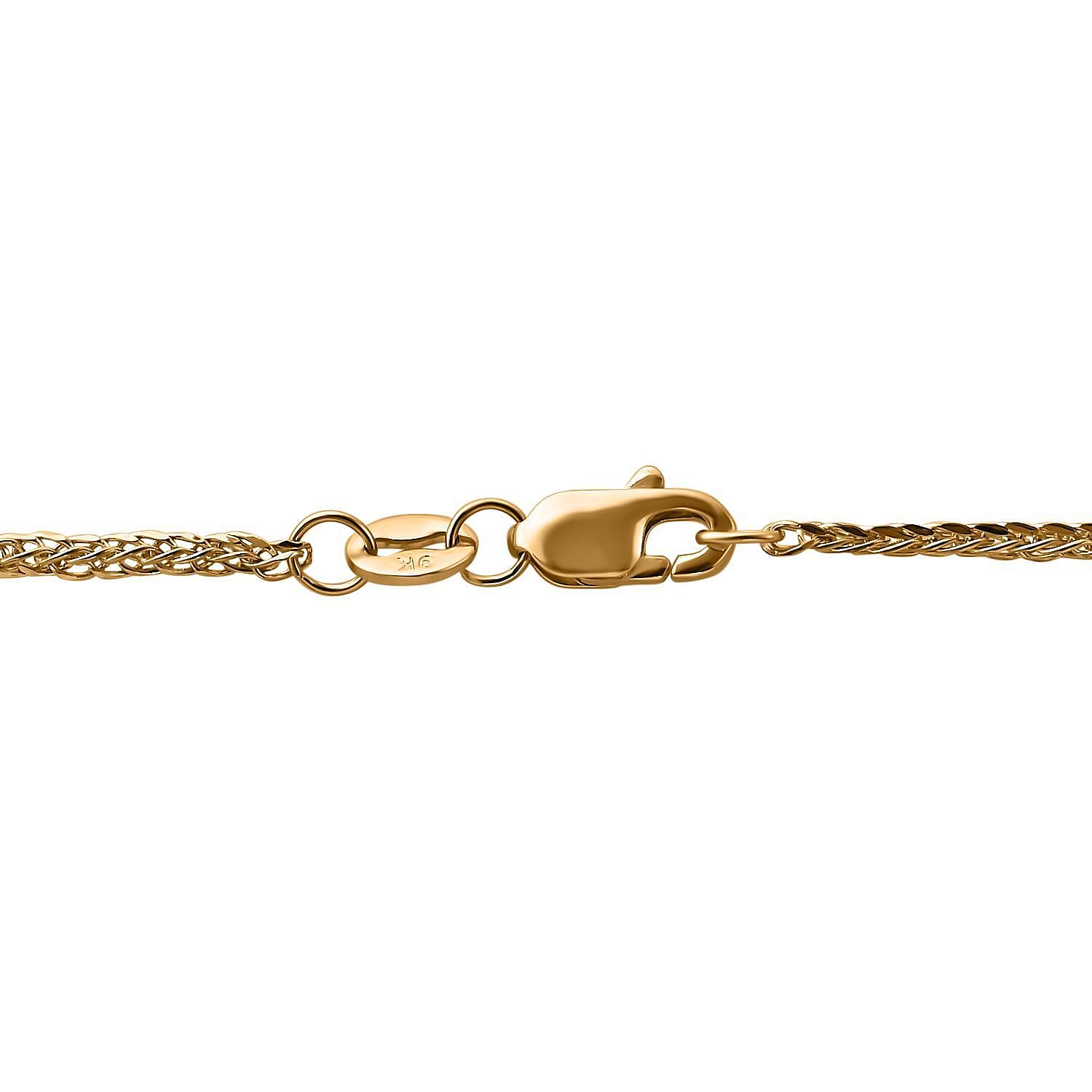 9K Yellow Gold Spiga Chain Necklace (30 inch) 7993545 9