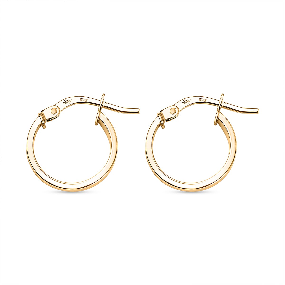 Maestro Collection - 9K Yellow Gold Hoop Earrings 7533833 3