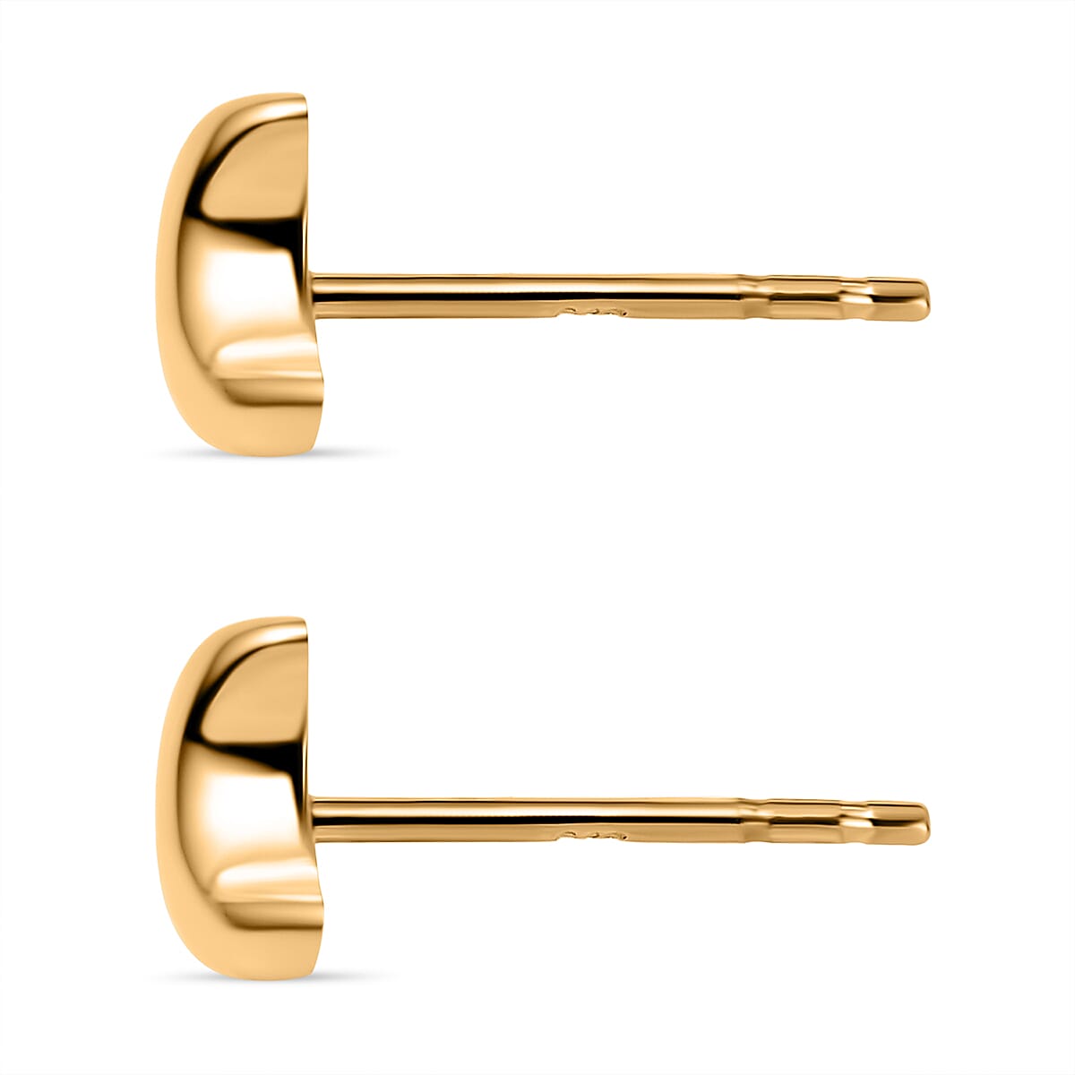 9K Yellow Gold Stud Earrings 7674409 3