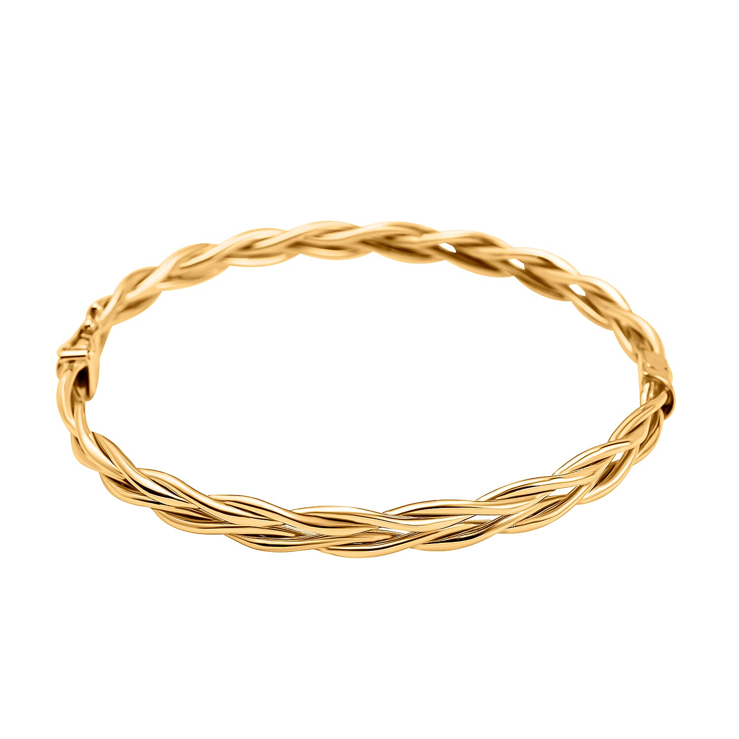 9K Yellow Gold Supreme Finish 5.5mm Double Twist Bangle 8894702 0