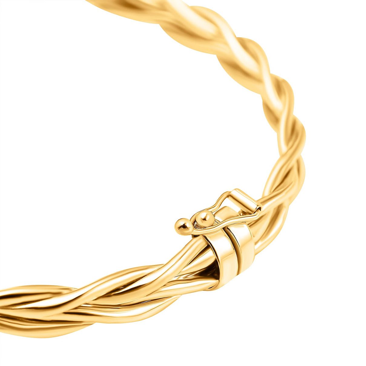 9K Yellow Gold Supreme Finish 5.5mm Double Twist Bangle 8894702 2