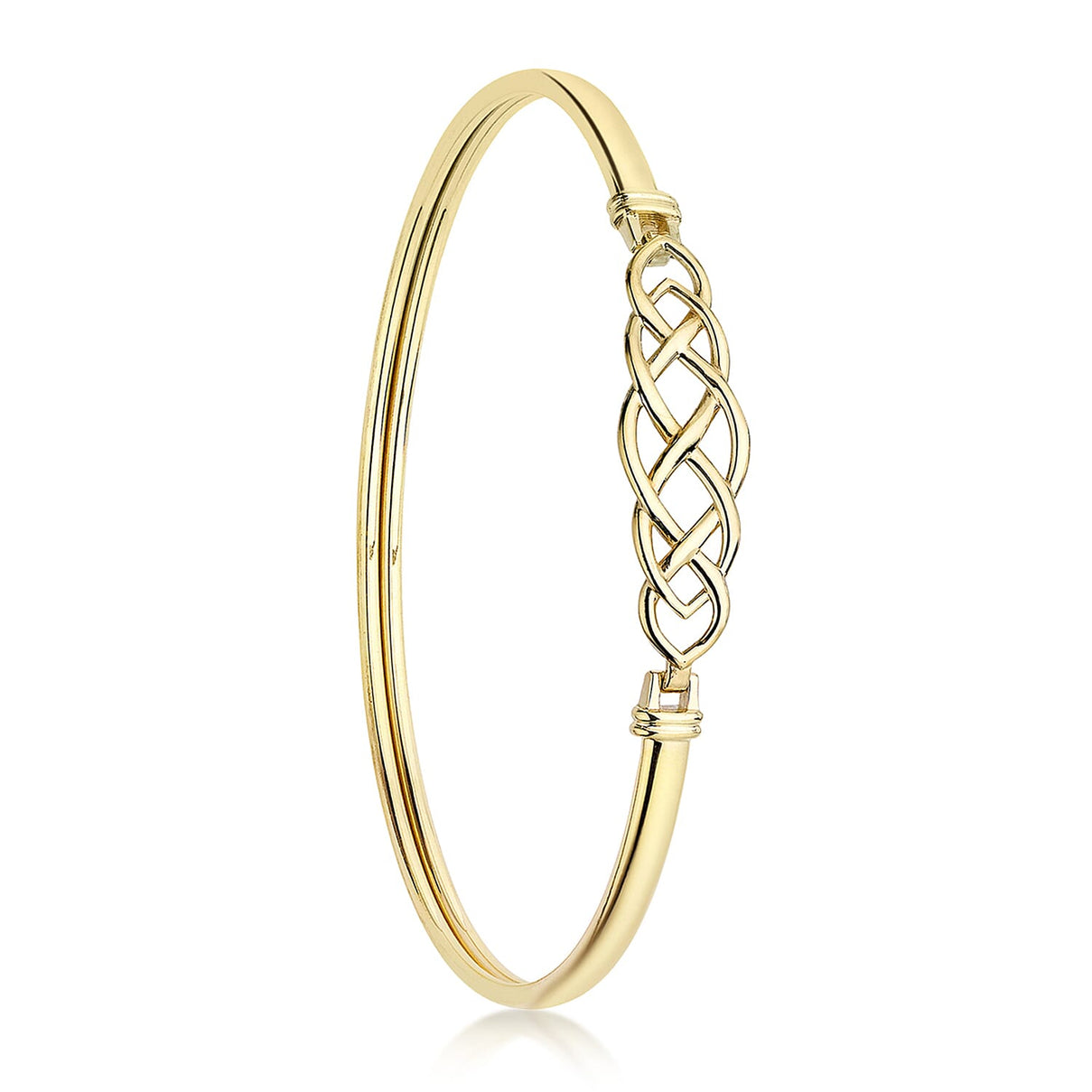 9K Yellow Gold Supreme Finish 9mm Celtic Bangle 8894694 2