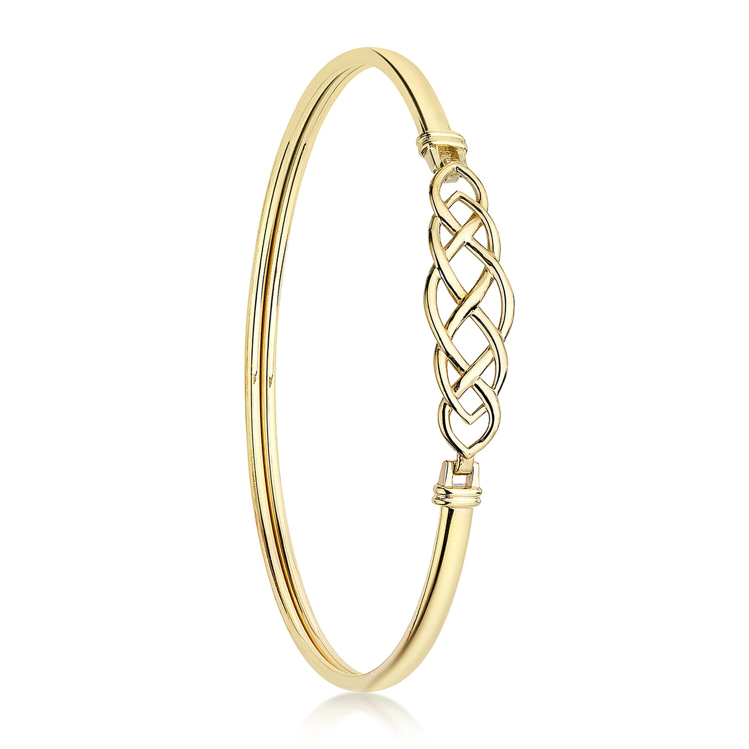 9K Yellow Gold Supreme Finish 9mm Celtic Bangle 8894694 2