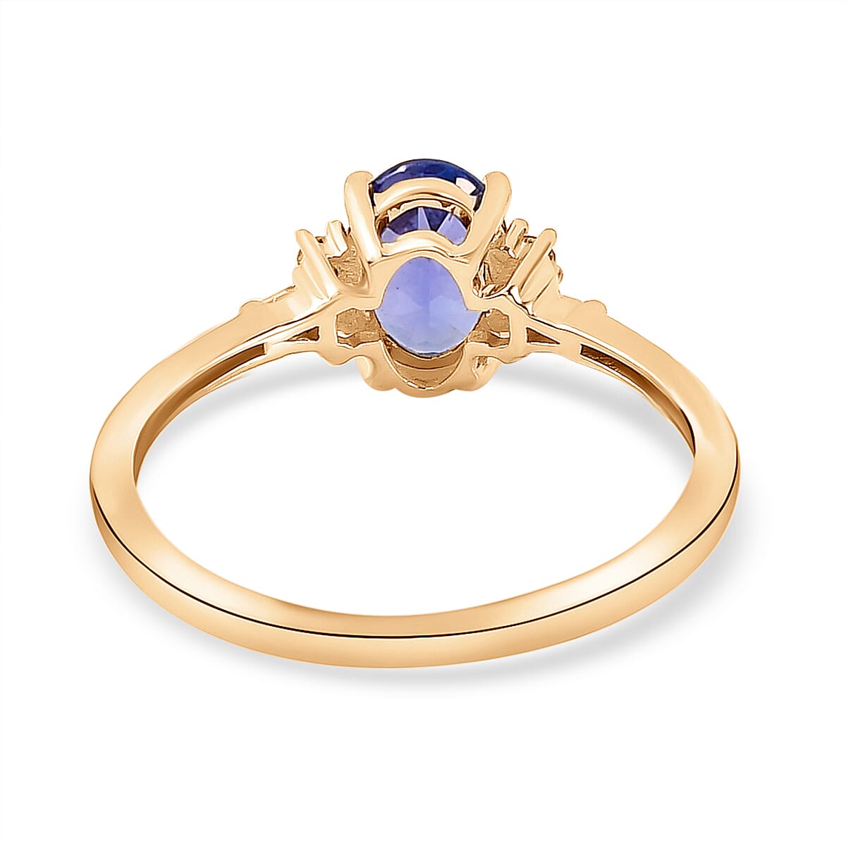 9K Yellow Gold Tanzanite Ring with Diamond 1.14 Ct. 8834051 5