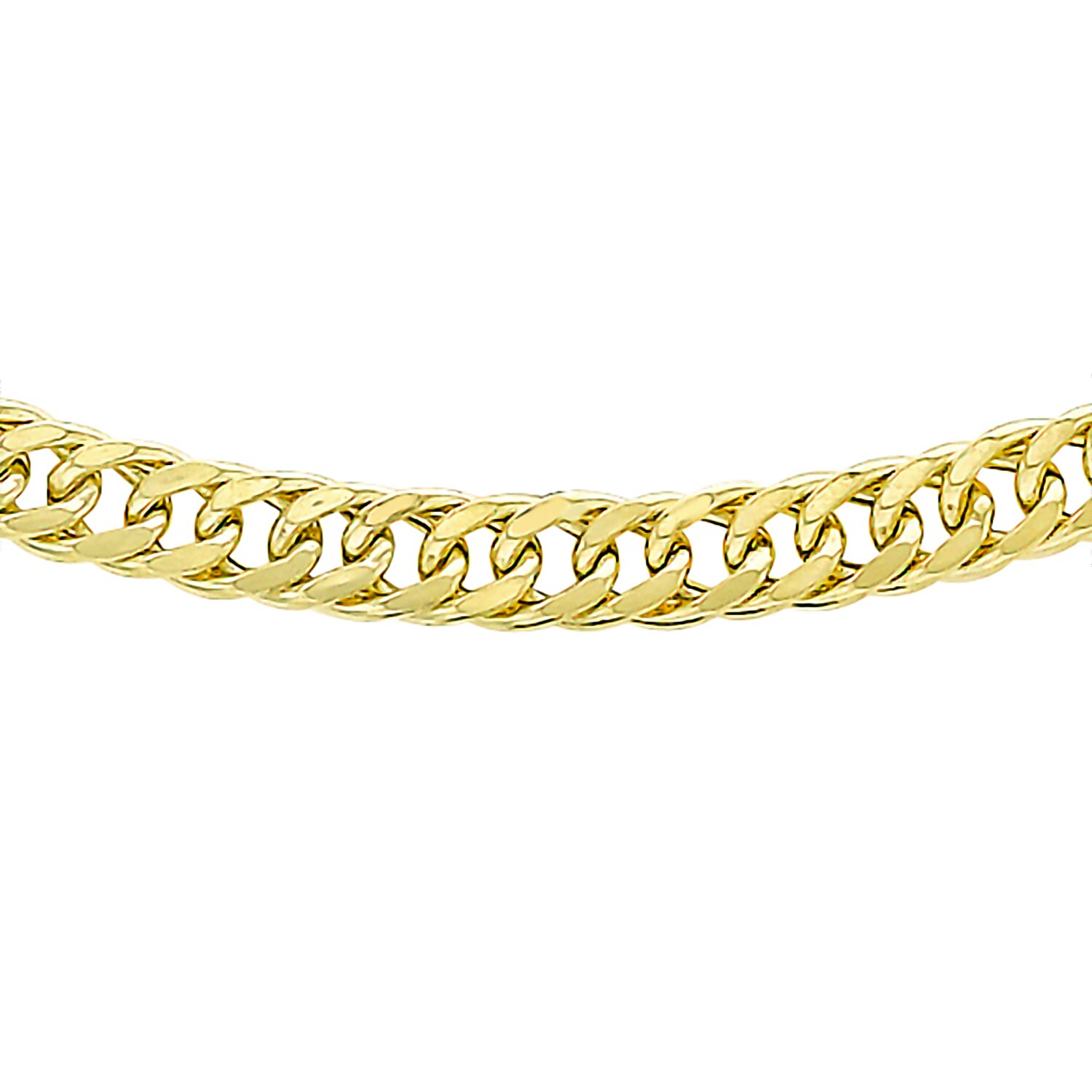 9K Yellow Gold Triple Curb Chain 16 Inch 7190377 0
