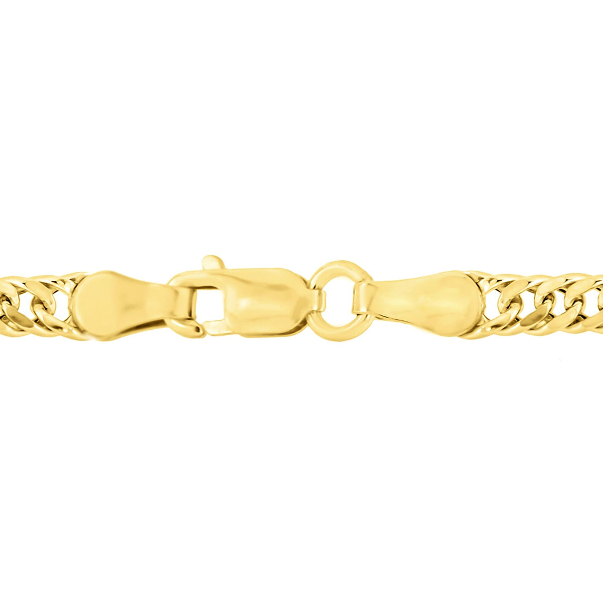 9K Yellow Gold Triple Curb Chain 16 Inch 7190377 2