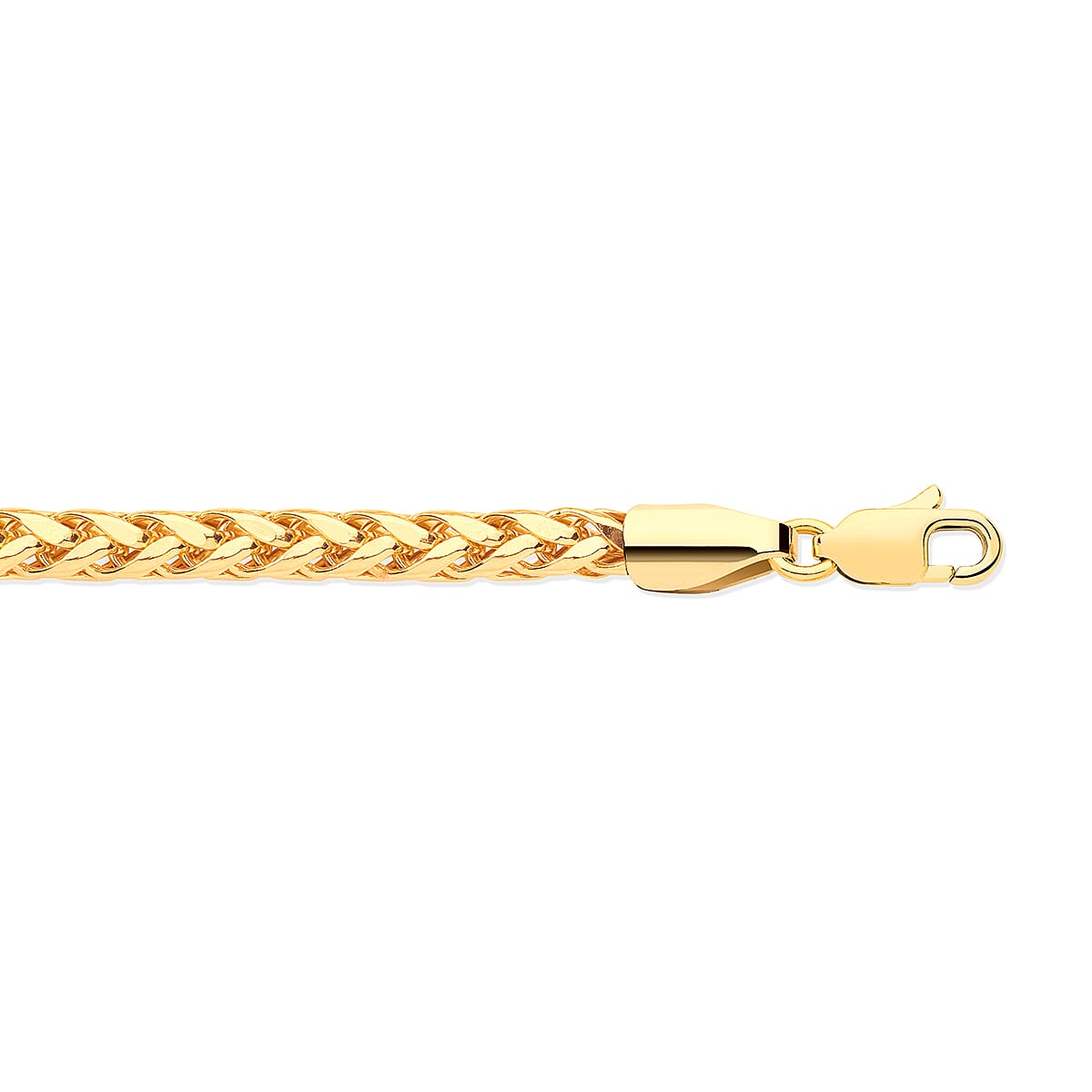 Close Out Deal - 9K Yellow Gold Triple Spiga Diamond Cut Chain (Size - 18) with Lobster Clasp Gold Wt. 10.70 Gms. 7979366 0