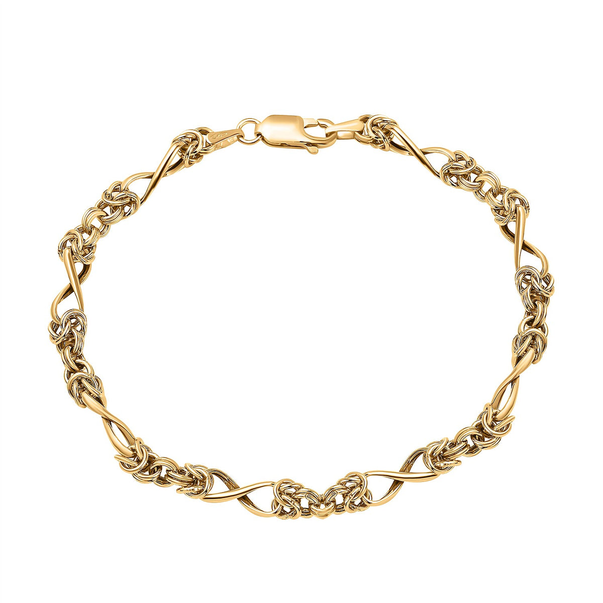 9K Yellow Gold Twist Byzantine Bracelet (Size - 7.5), Gold Wt. 3.00 Gms 7592225 0
