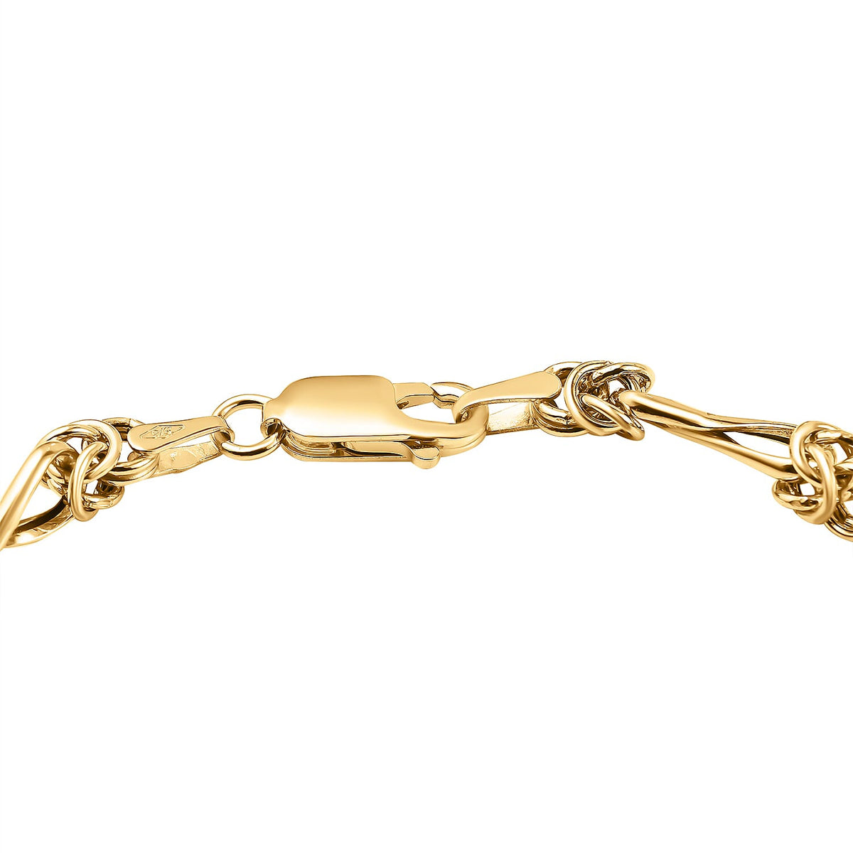 9K Yellow Gold Twist Byzantine Bracelet (Size - 7.5), Gold Wt. 3.00 Gms 7592225 3