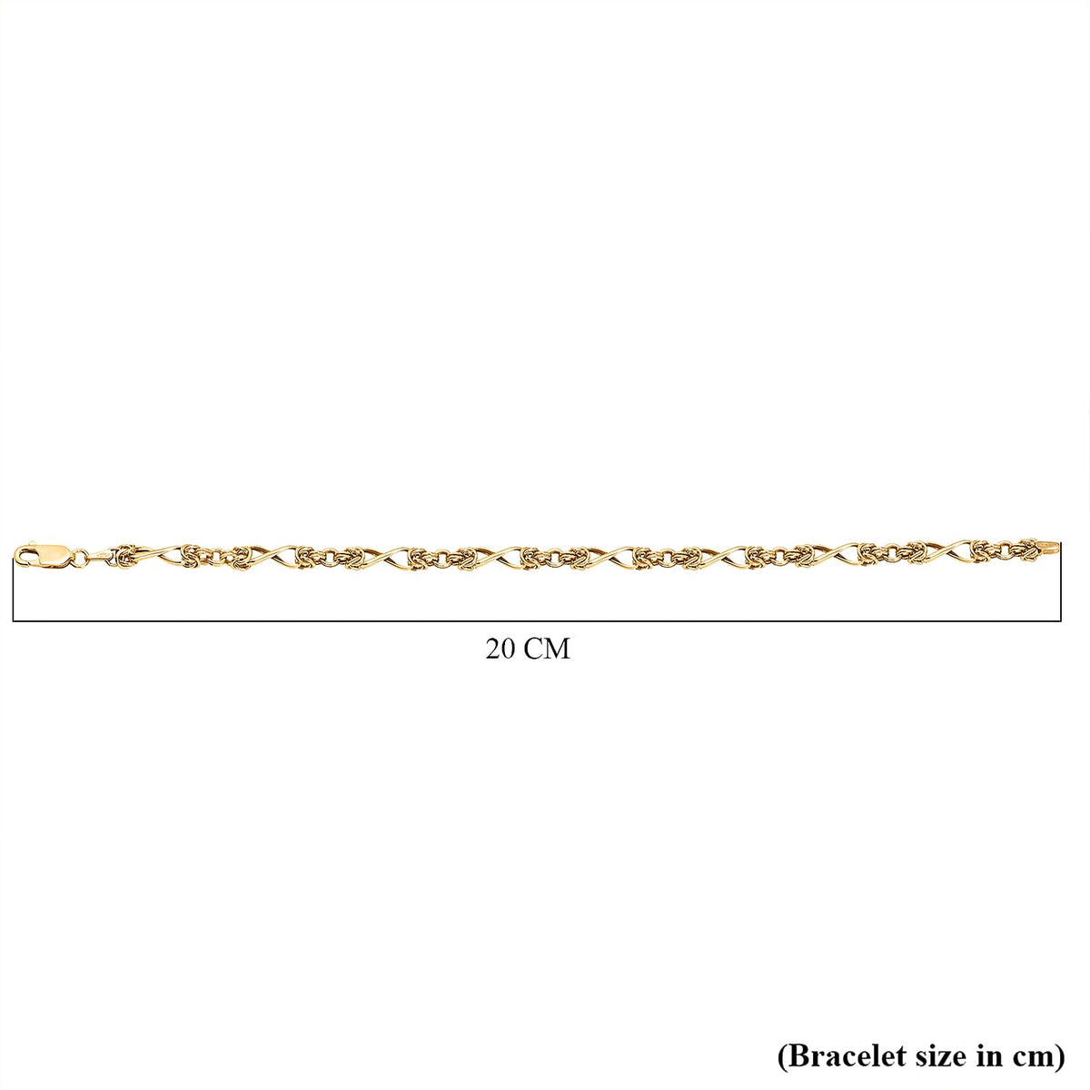 9K Yellow Gold Twist Byzantine Bracelet (Size - 7.5), Gold Wt. 3.00 Gms 7592225 4