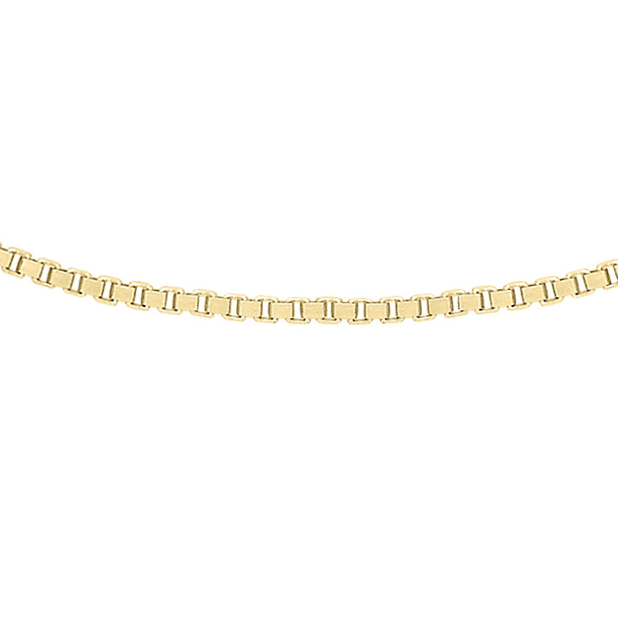 9K Yellow Gold Venetian Box Chain 23.5 Inch 7192246 0