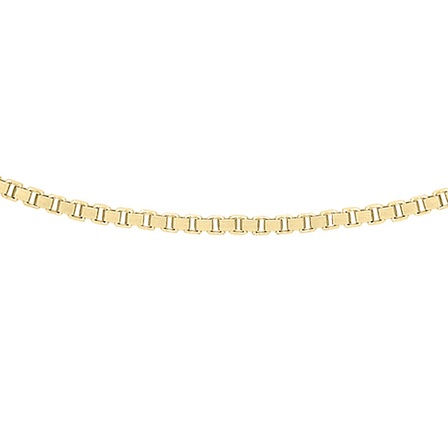 9K Yellow Gold Venetian Box Chain 23.5 Inch 7192246 0