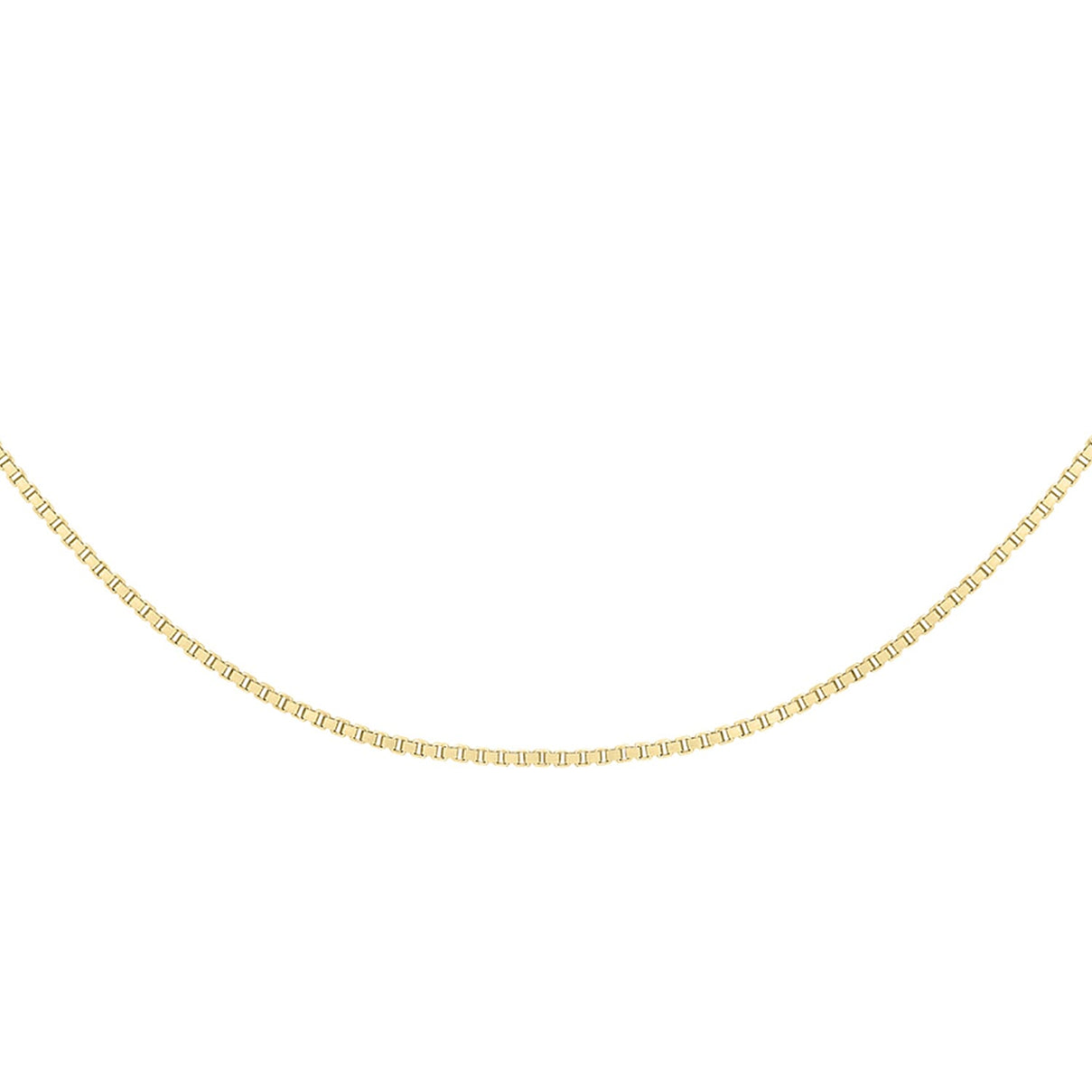 9K Yellow Gold Venetian Box Chain 23.5 Inch 7192246 2