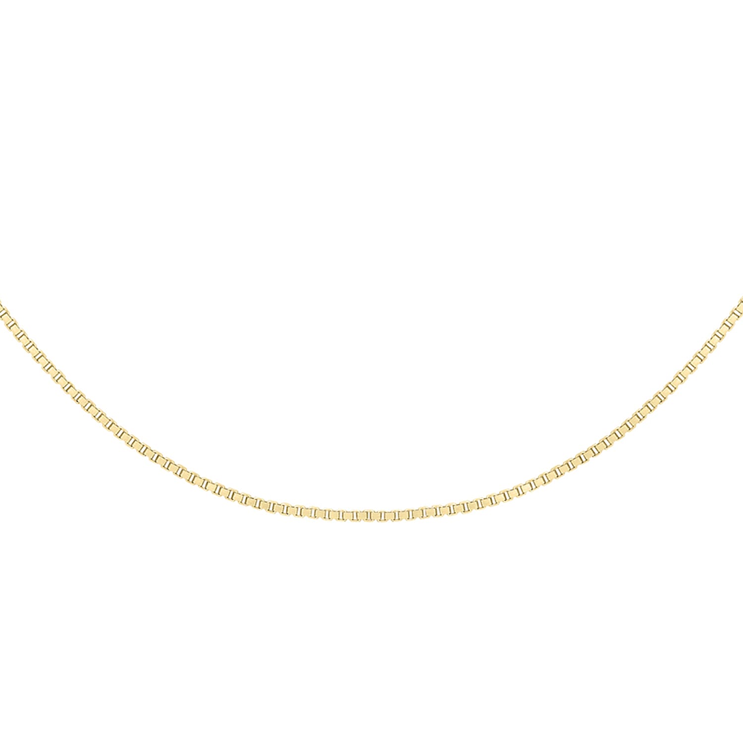9K Yellow Gold Venetian Box Chain 23.5 Inch 7192246 2