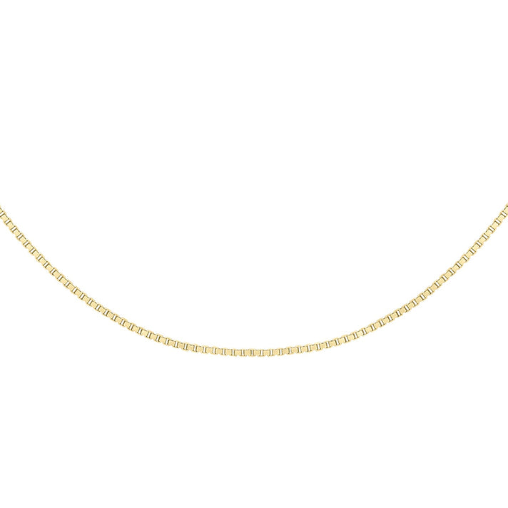 9K Yellow Gold Venetian Box Chain 23.5 Inch 7192246 2