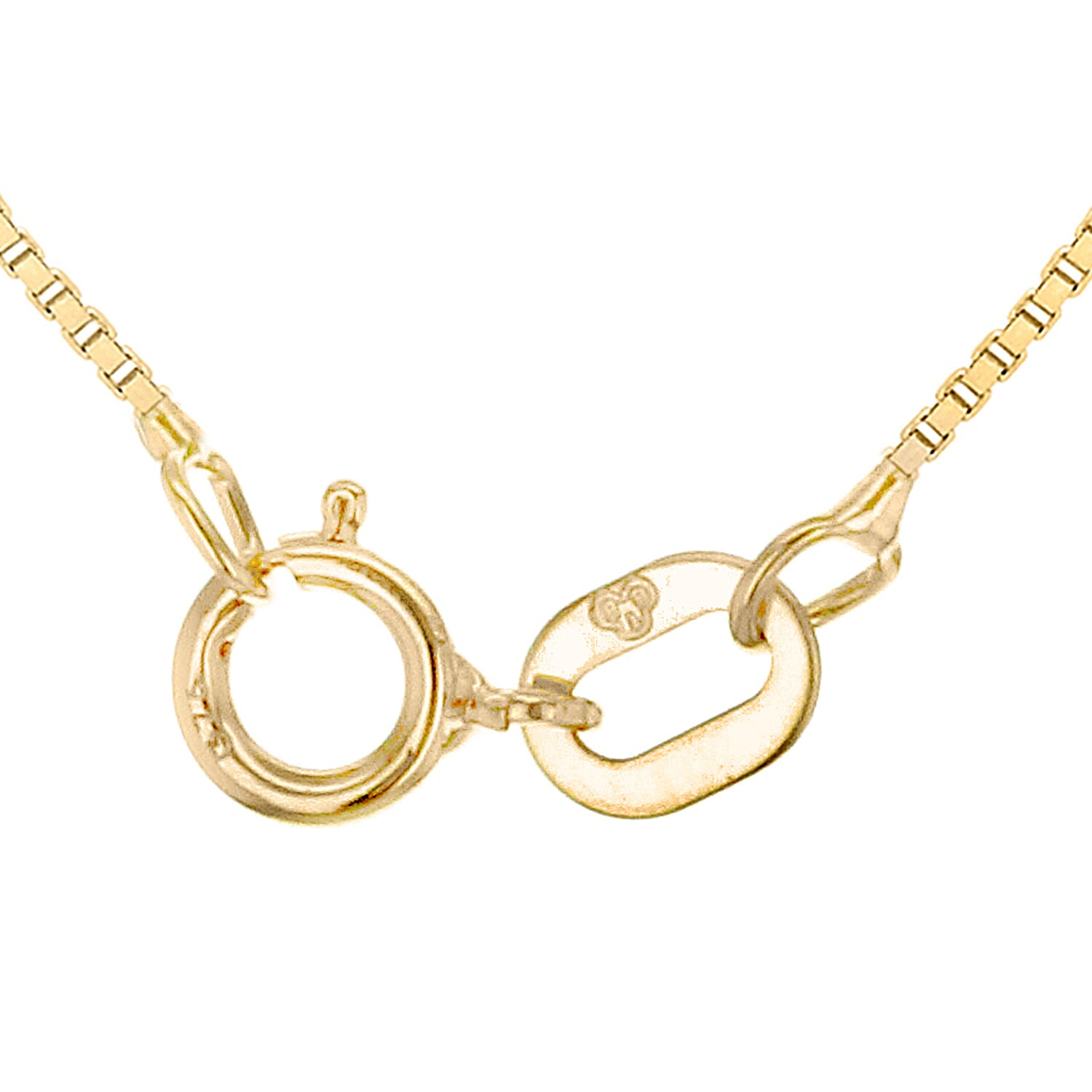9K Yellow Gold Venetian Box Chain 23.5 Inch 7192246 3