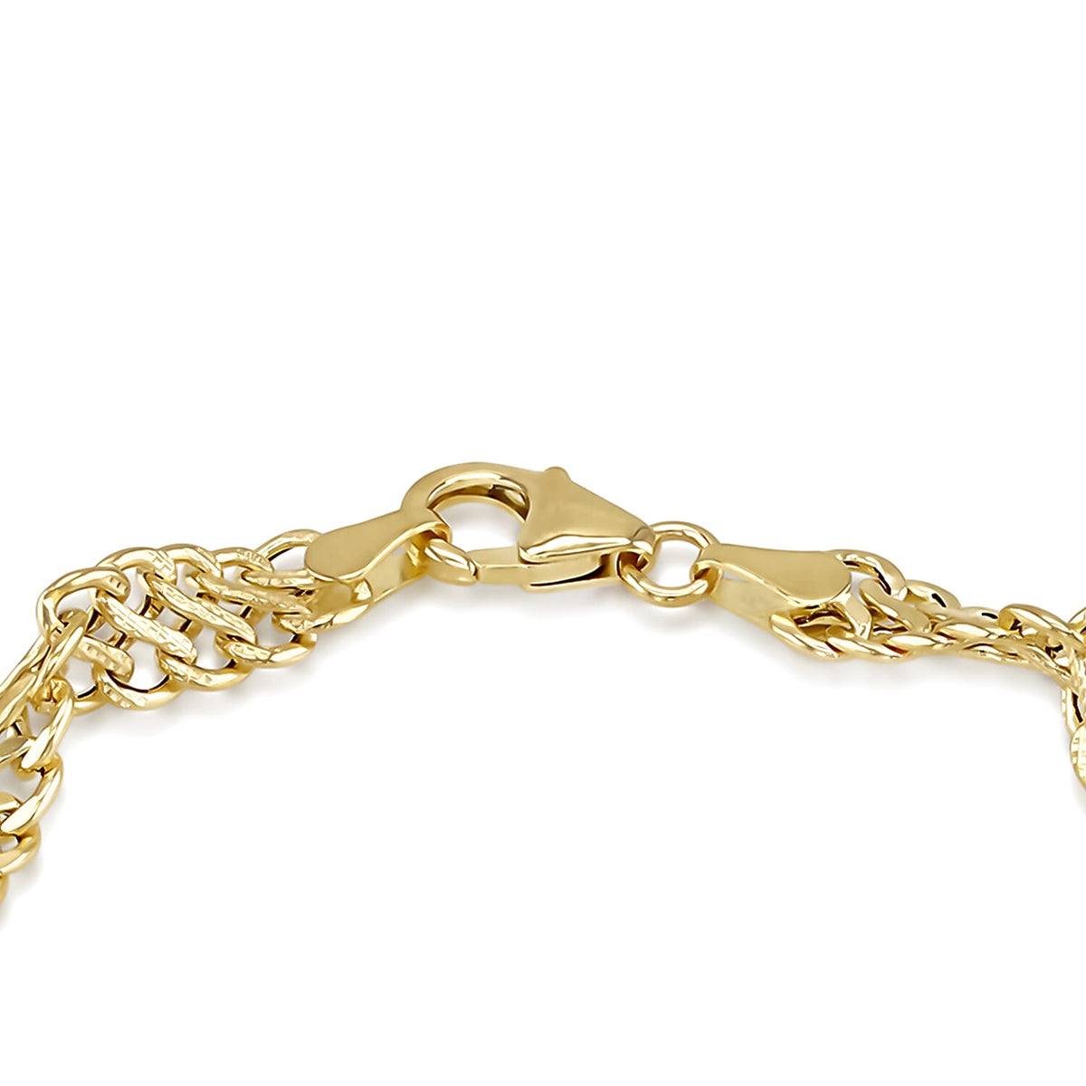 9K Yellow Textured Twist Curb 7.5 Inch 7159842 2