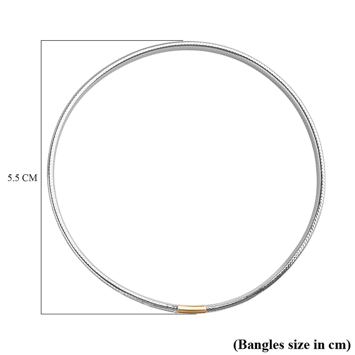 9K Yellow &amp; White Gold 5.7MM Greek Key Mesh Stretchable Bracelet 7.5 Inch 8416242 6