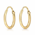 9K Yellow Gold  Earring,  Gold Wt. 0.25 Gms