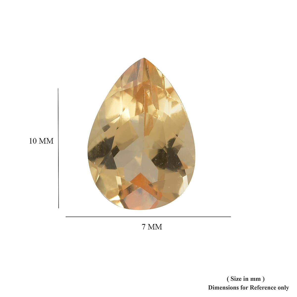 AA Imperial Topaz Pear 9.99x7.21x4.82 Faceted 1.95 Cts 6050182 4