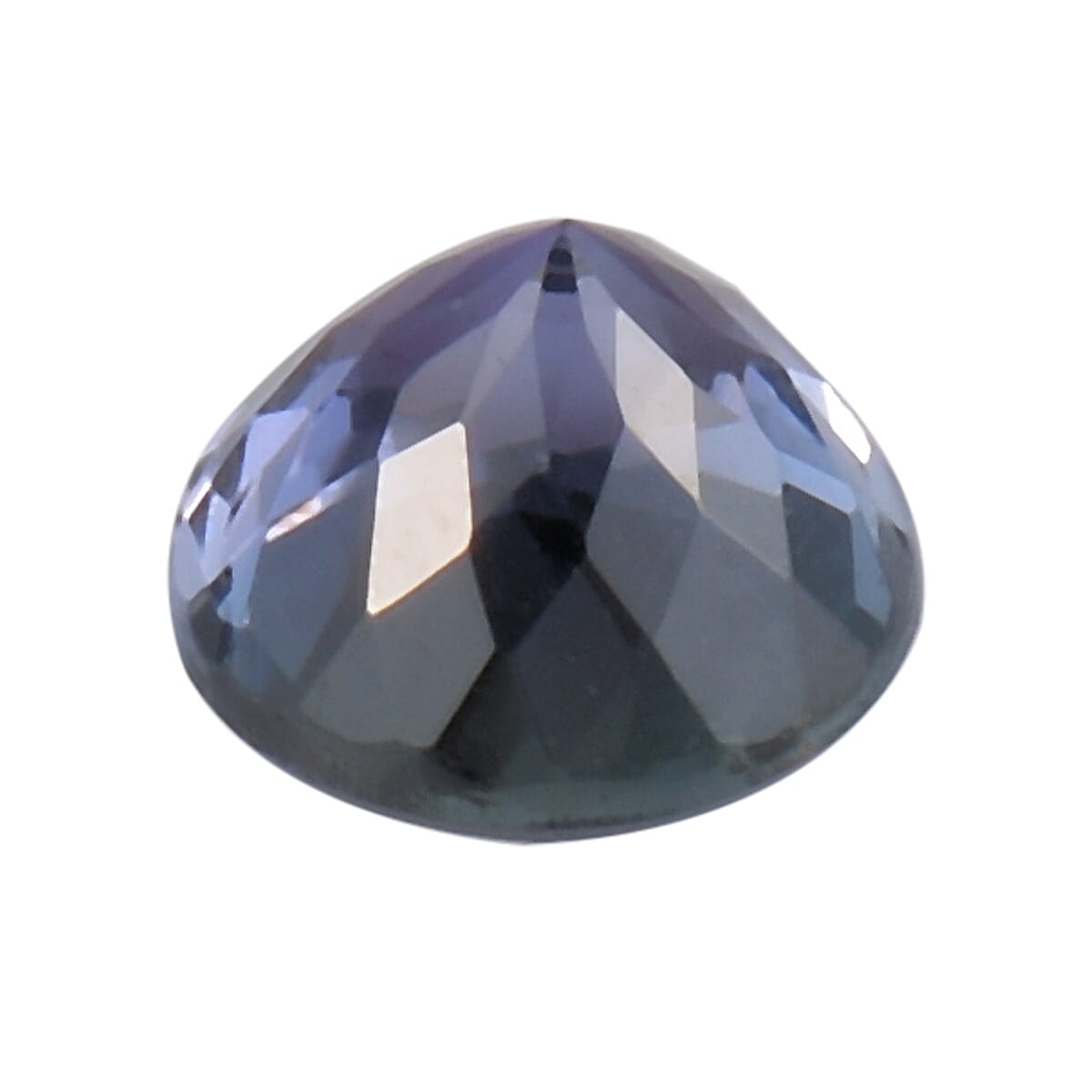 AA Peacock Tanzanite Round 6 Faceted 0.78 CtsÂ  6050294 2