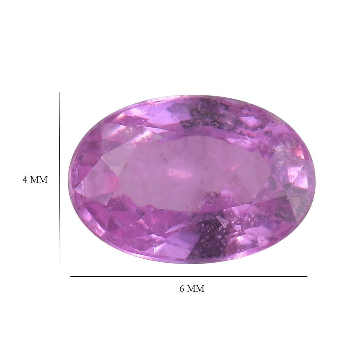 AA Pink Sapphire Oval 5.93x4.09x2.30 Faceted 0.37 CtsÂ  6050280 3