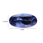AA Tanzanite Oval Shape Gemstone 1.05 Ct.