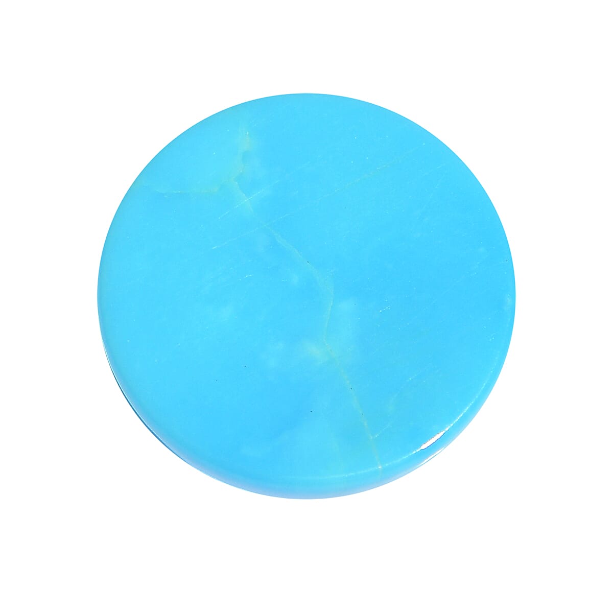 AAA Arizona Sleeping Beauty Round 11 Cabochon 2.960 Ct. 6050352 2