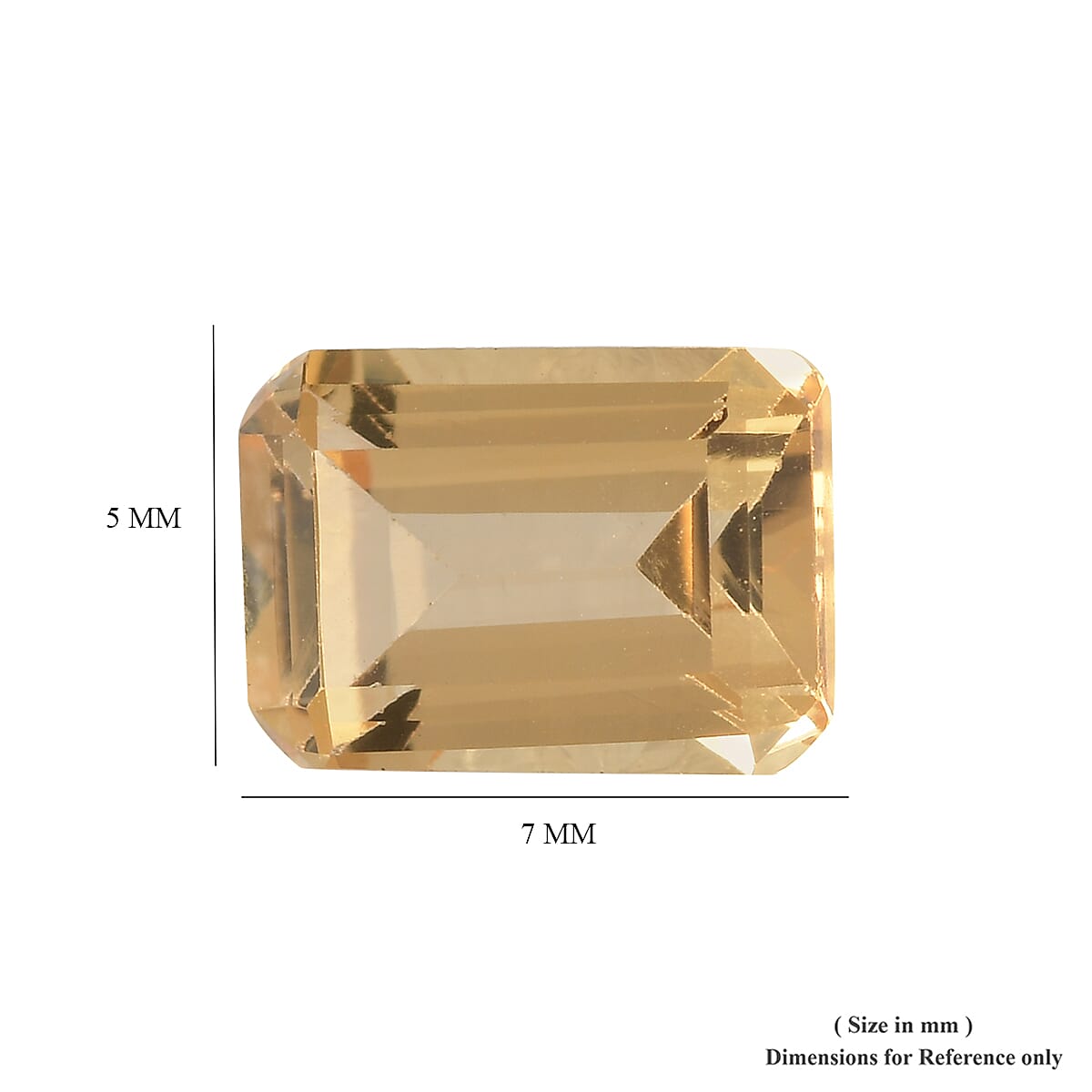 AAA Imperial Topaz Octagon 6.68x4.93x3.24 Faceted 1.0 Cts 6050179 4