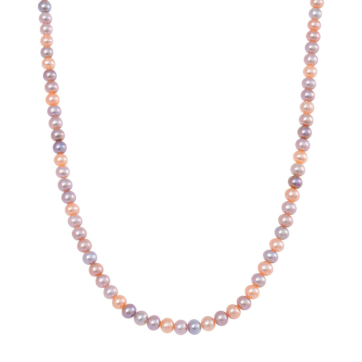 Natural AAA Multi Colour Edison Pearl Necklace (Size - 20) in YG Overlay Sterling Silver 165.00 Ct 7836874 0