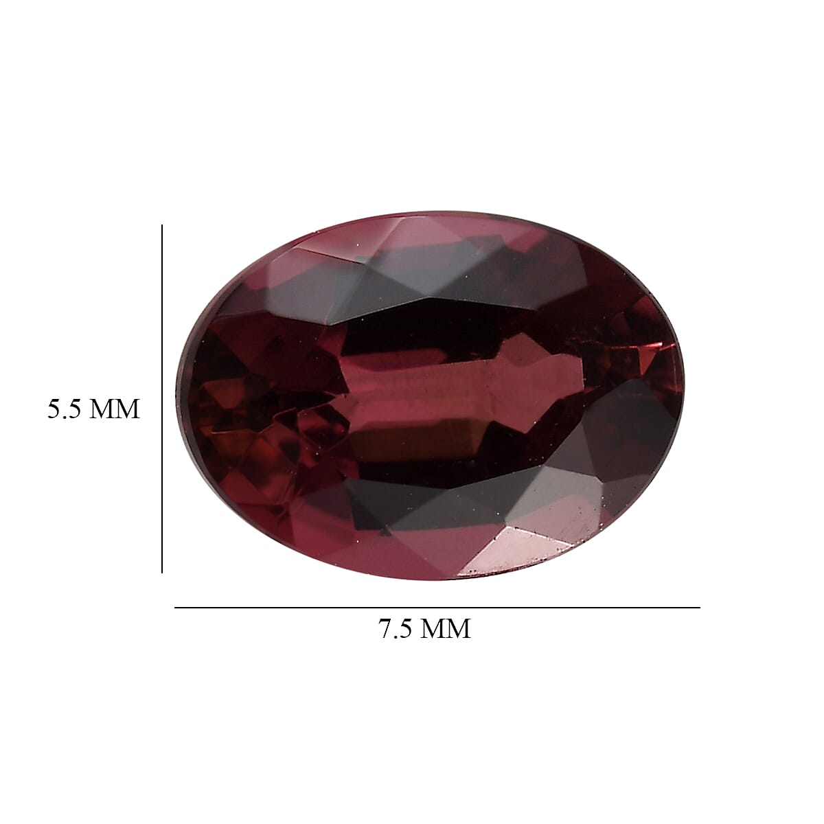 AAA Rubellite Oval Shape Gemstone 1.11 Ct. 8130004 4