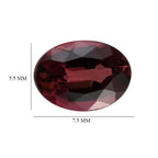 AAA Rubellite Oval Shape Gemstone 1.11 Ct.