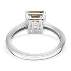MEGA DAY EXCLUSIVE COMMISSION - AAA Turkizite Solitaire Ring in Rhodium Overlay Sterling Silver 2.00 Ct