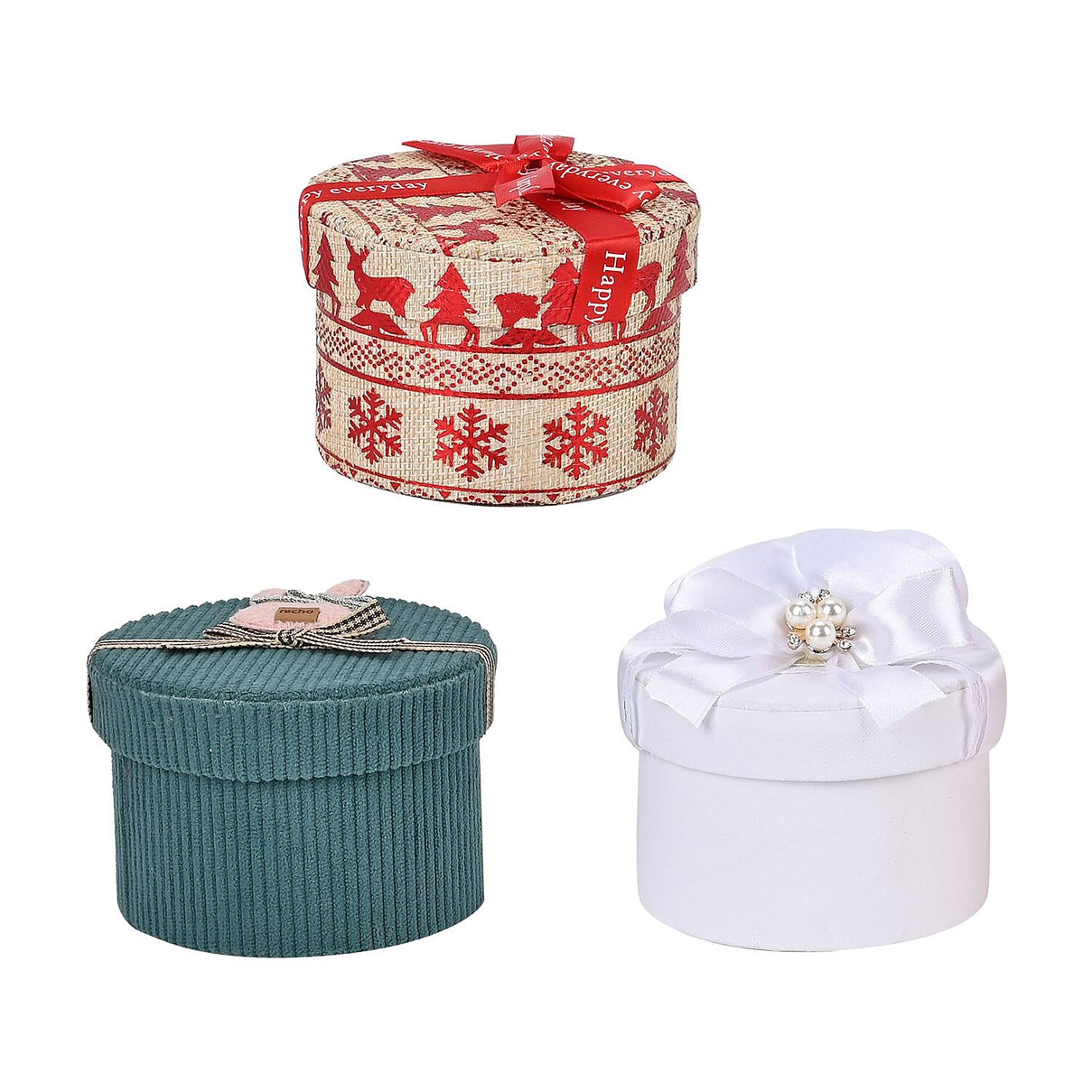 Set of 6 Pieces Round Gift Box 7567201 4