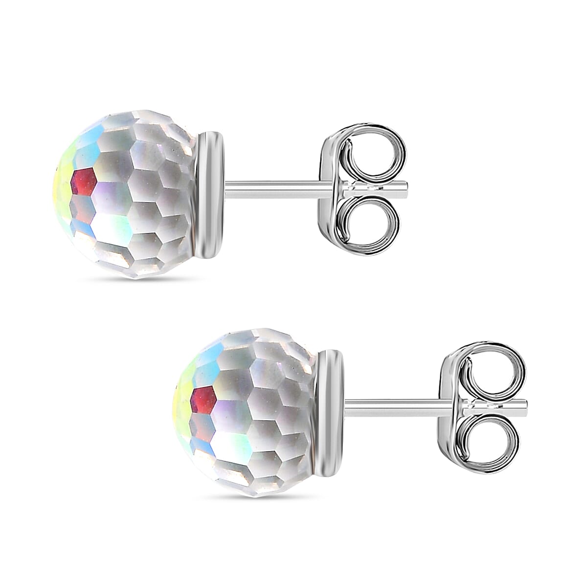 NY Closeout Deal AB Swarovski Crystal Earring Sterling Silver 6.66 Ct. 8124348 4