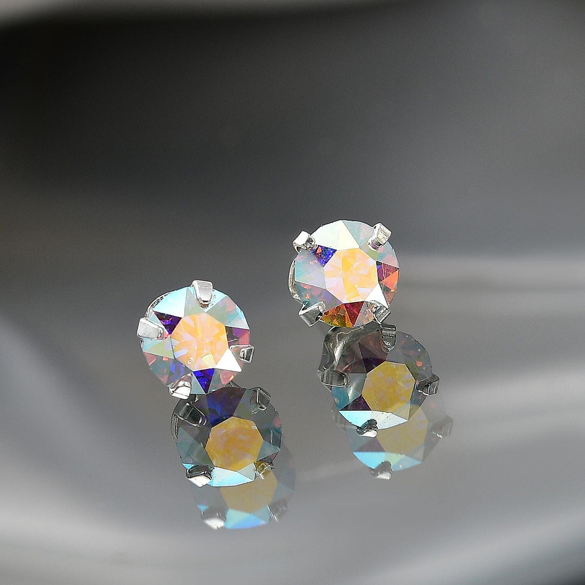 Biggest Close Out Deal- AB Swarovski Crystal Stud in Sterling Silver V32699608 2