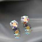 Biggest Close Out Deal- AB Swarovski Crystal Stud in Sterling Silver