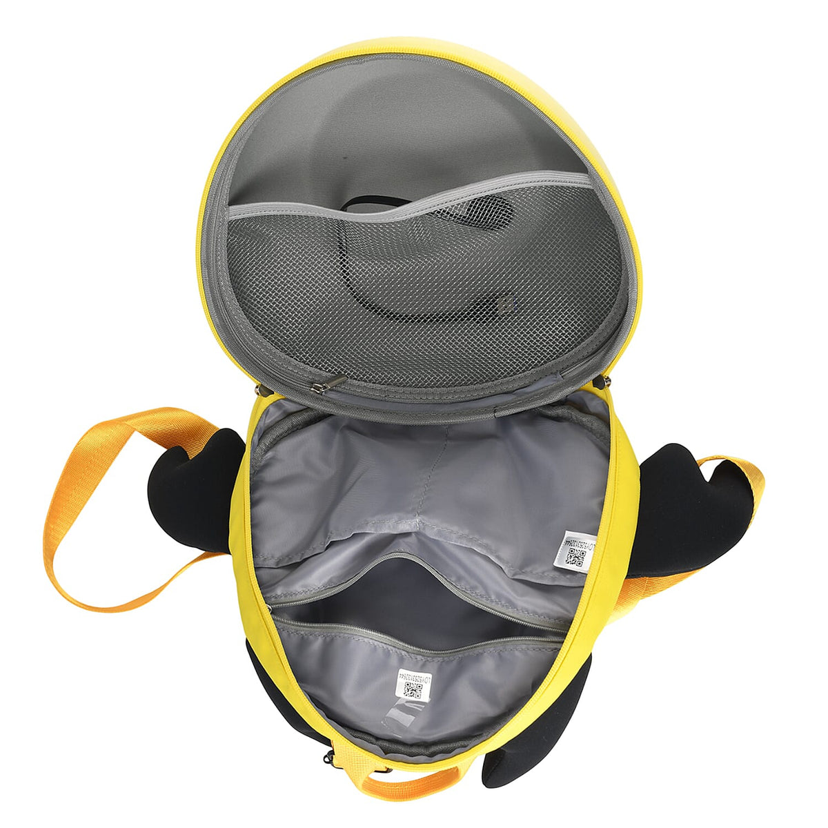 LED Smart Waterproof Monster Hard-shell Backpack with Wings (Powerbank not incl.) - Light Yellow V32623057 5