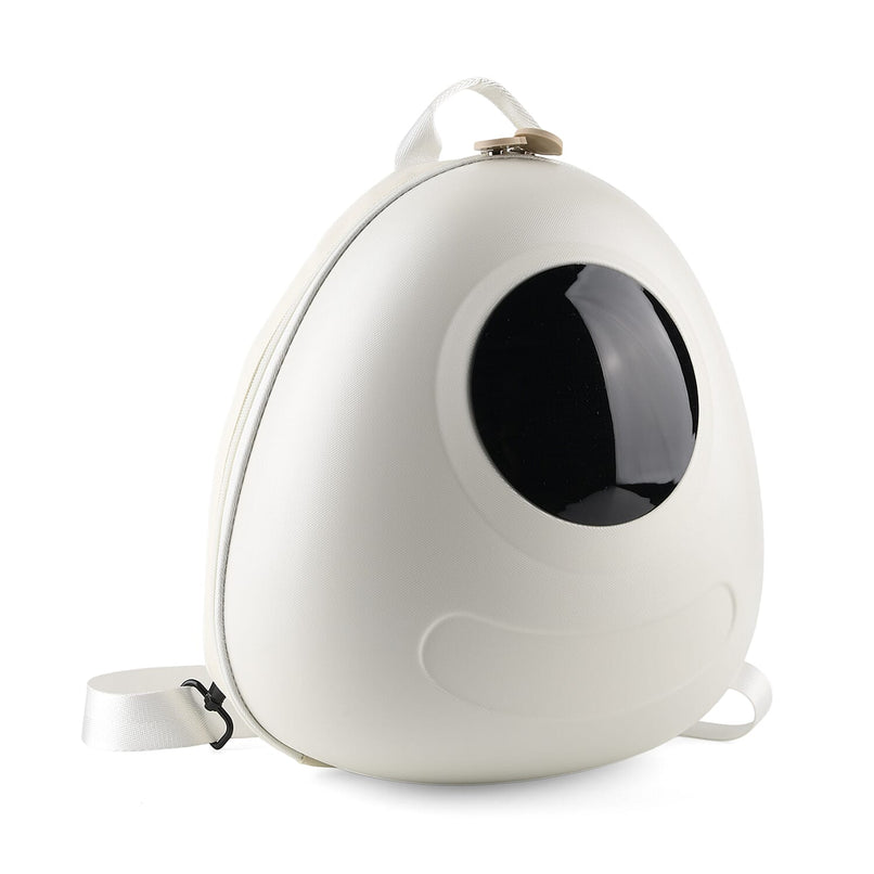 LED Smart Waterproof Hard-shell Backpack (Powerbank not incl.) - White