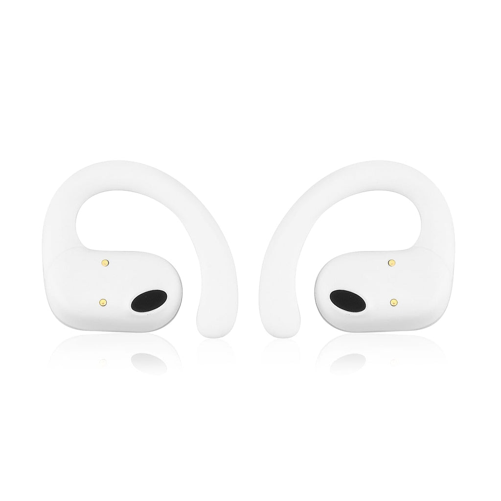 AEMAi-PRO14 Bluetooth Earbuds (BT5.4) with LED Display, 5-6 Hour Talk Time - Type-C Charging - White