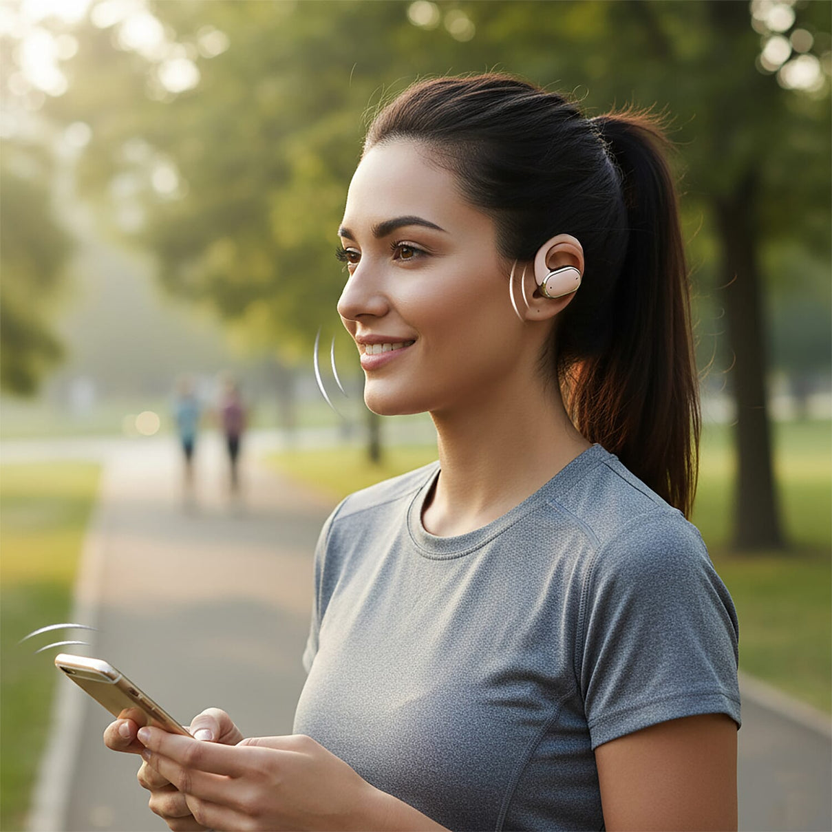 AEMAi-PRO14 Bluetooth Earbuds (BT5.4) with LED Display, 5-6 Hour Talk Time - Type-C Charging - Black 8245128 2