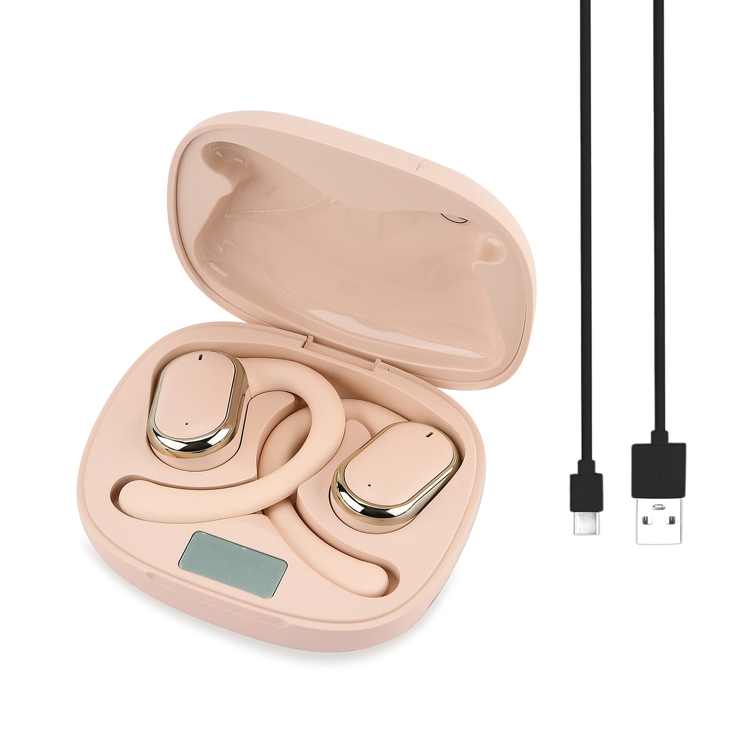AEMAi-PRO14 Bluetooth Earbuds (BT5.4) with LED Display, 5-6 Hour Talk Time - Type-C Charging - Black 8245128 4