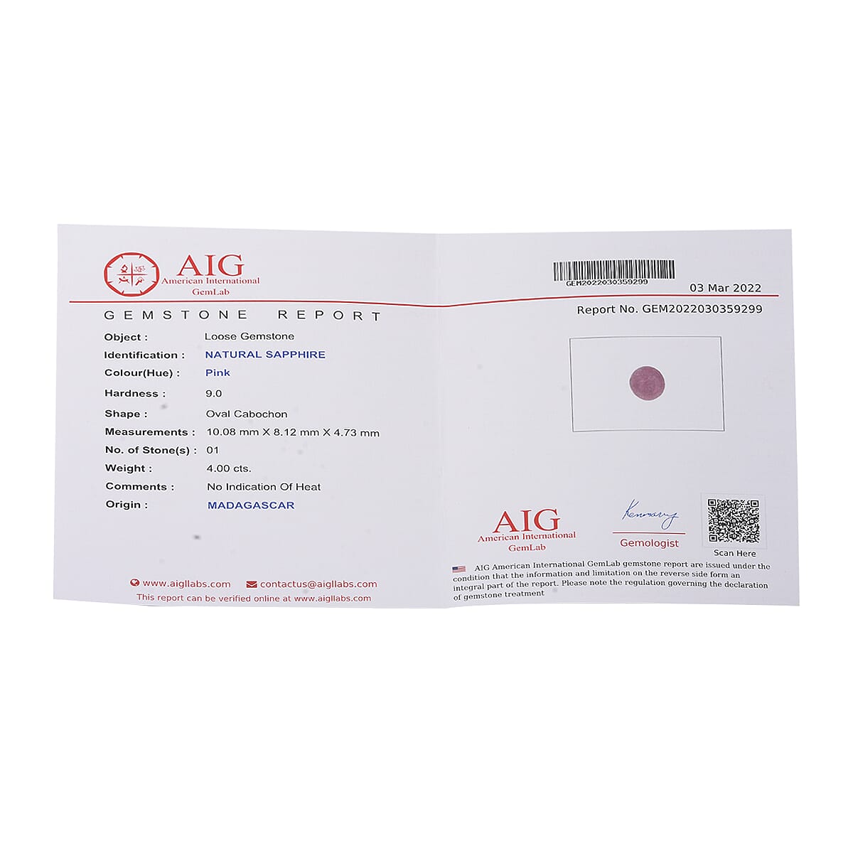 AIG Certified Halo Natural Pink Sapphire Drop Earrings with Natural Cambodian Zircon in Rhodium Plated  Sterling Silver 9.69 Ct. 8858986 5