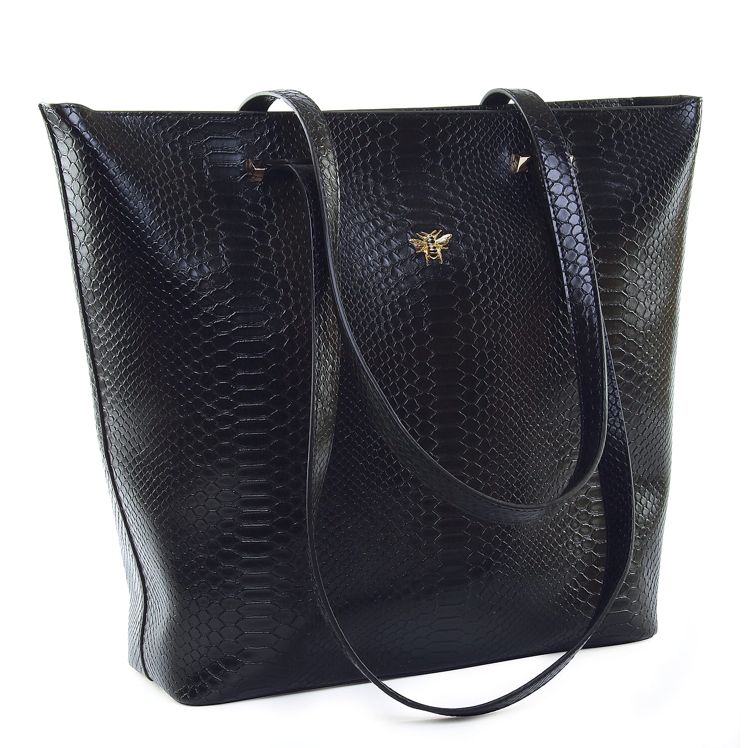 ALICE WHEELER Knightsbridge Snake Pattern Tote Bag - Grey 8945254 3