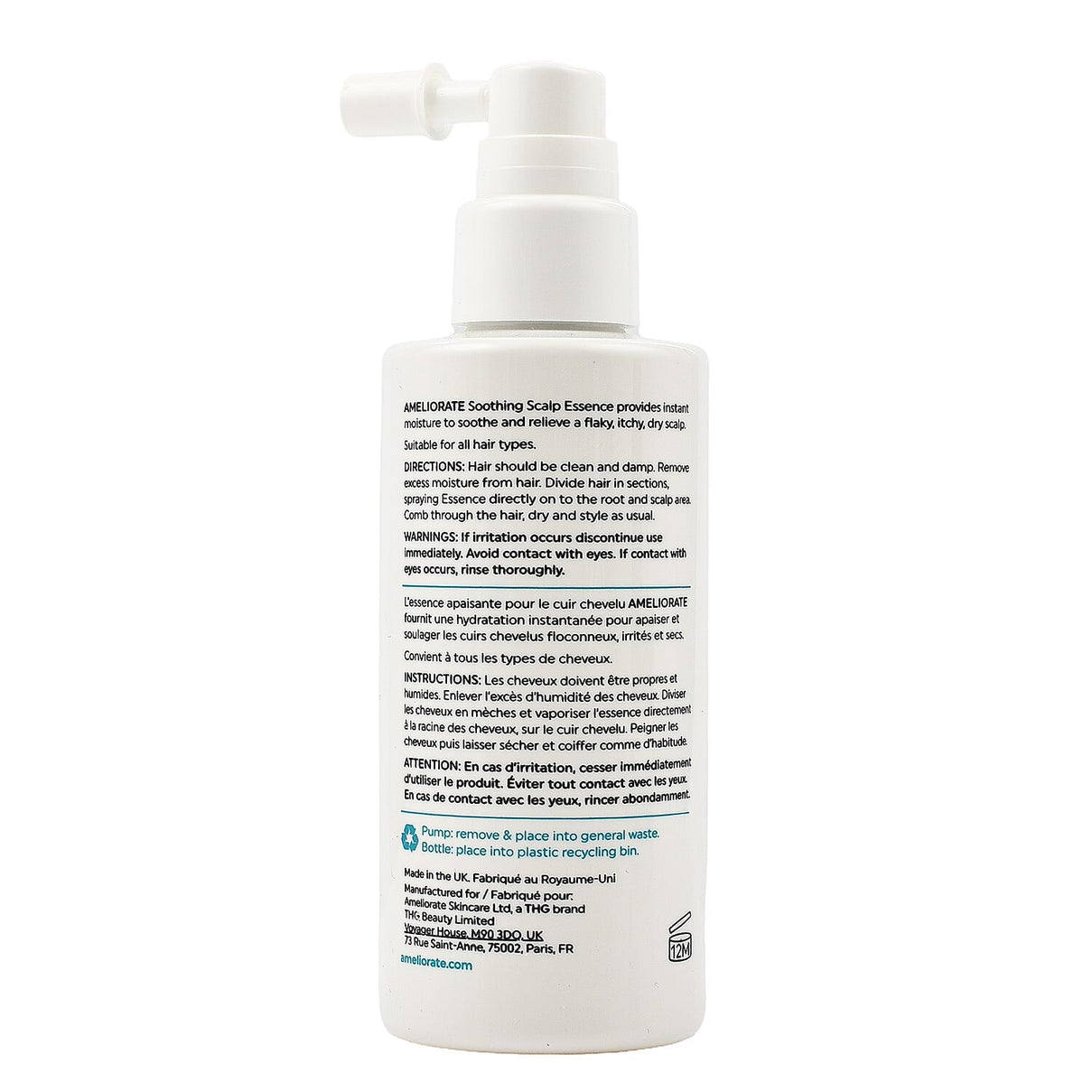 AMELIORATE Soothing Scalp Essence  - 100ml 7816337 4