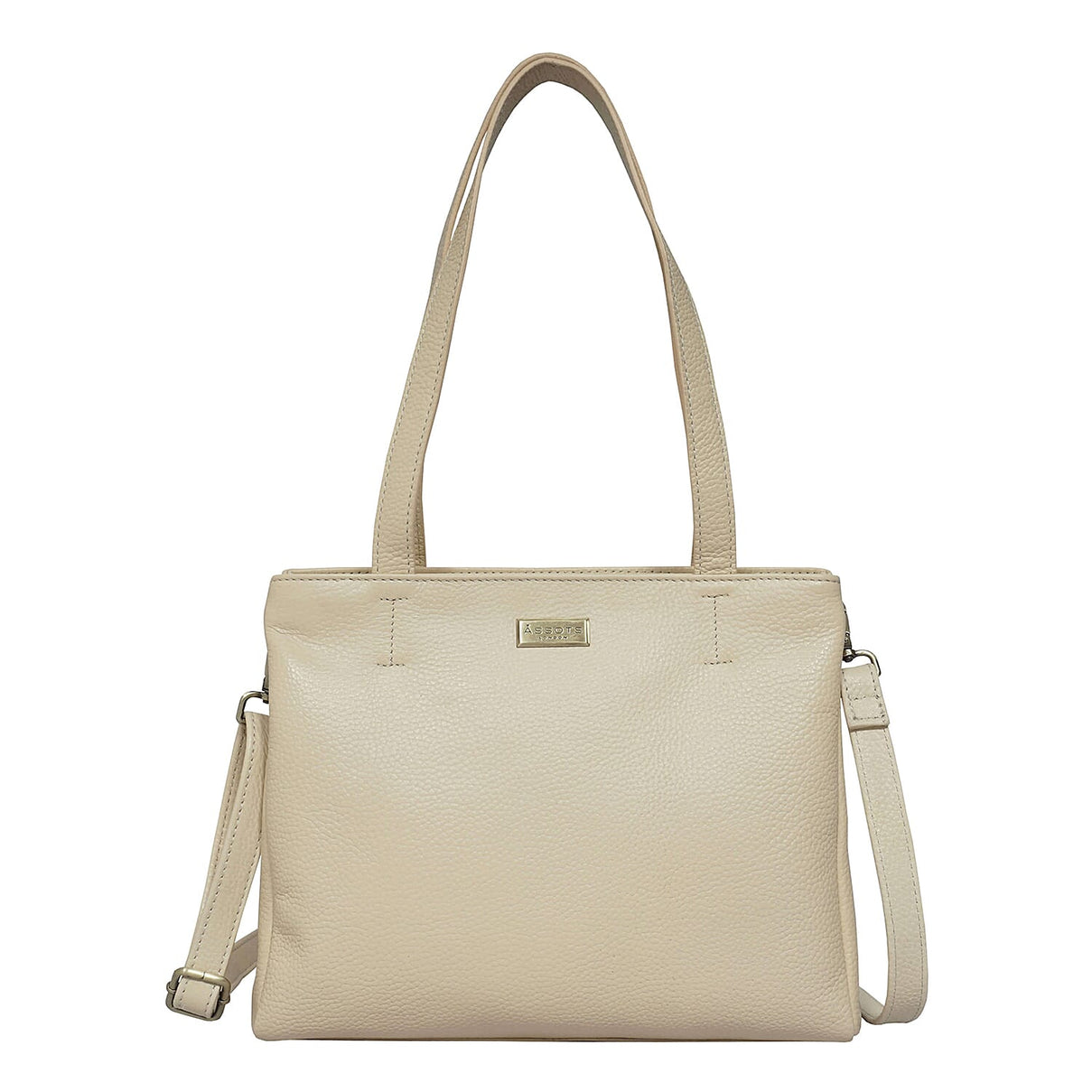 Assots London Debra Genuine Pebble Grain leather Shoulder Handbag 6347622 0