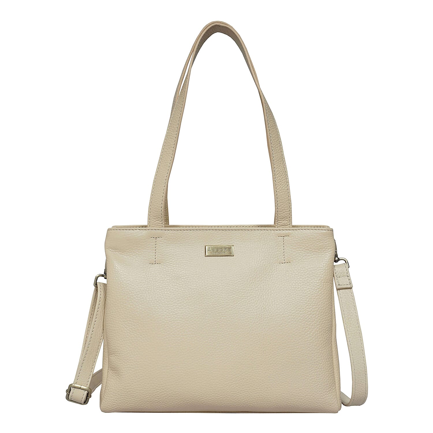 Assots London Debra Genuine Pebble Grain leather Shoulder Handbag 6347622 0