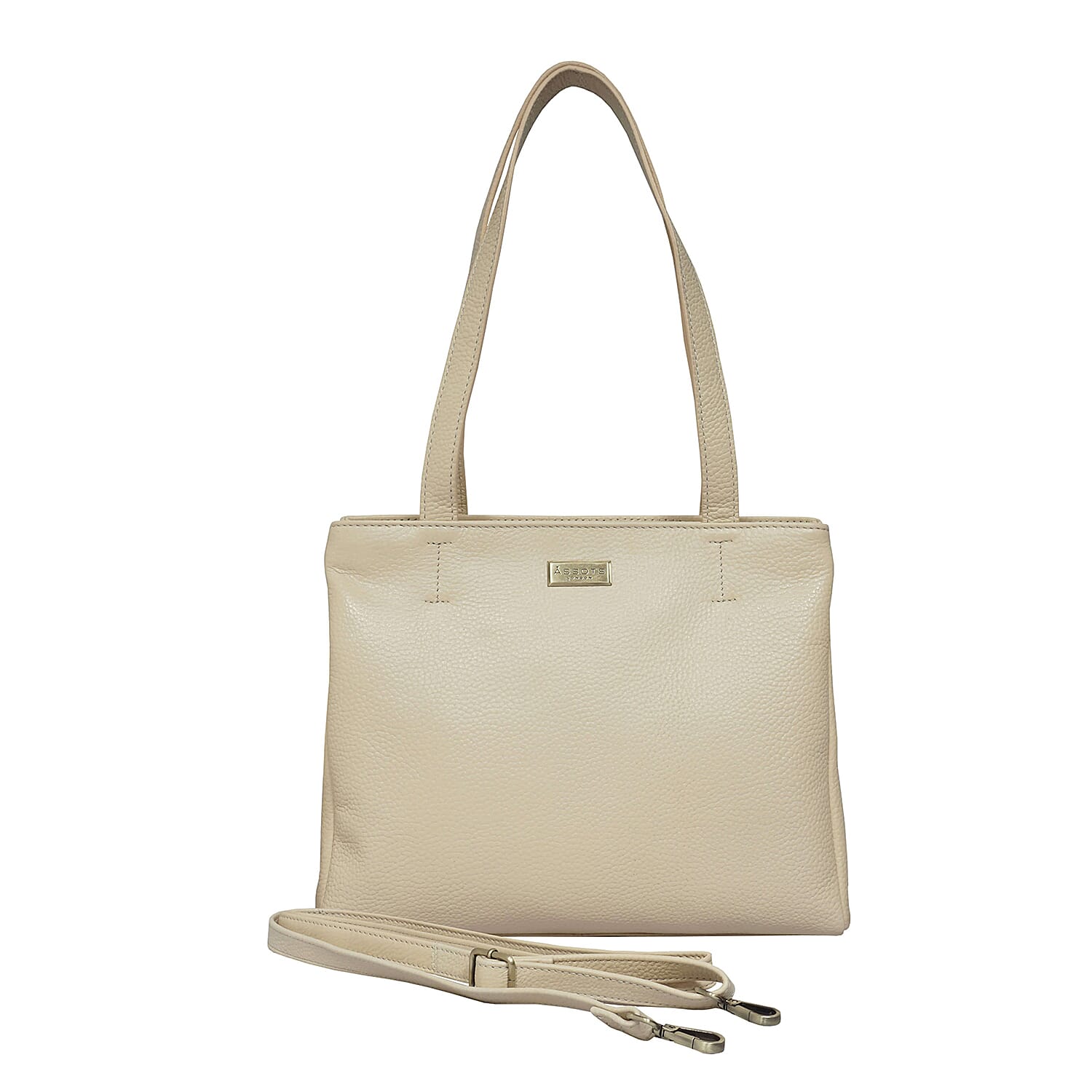 Assots London Debra Genuine Pebble Grain leather Shoulder Handbag 6347622 2